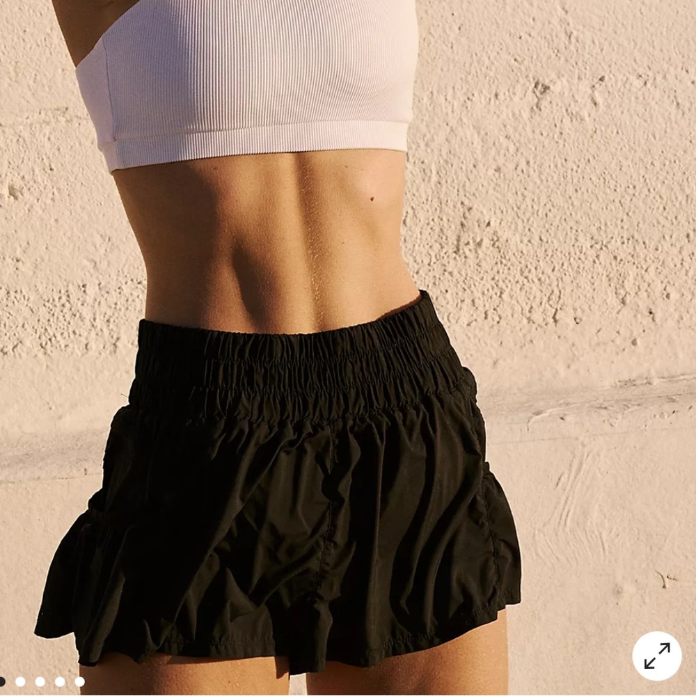 Free people get your flirt on shorts in black size small